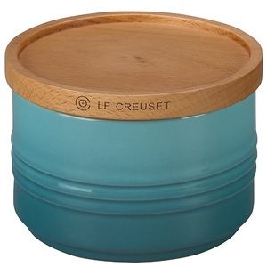 Le Creuset 12 oz Stoneware Canister with Wood Lid
